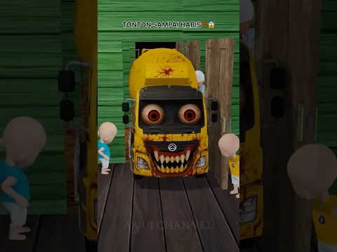 Upin Ipin vs Excavator Berdarah Truck Molen Terbengkalai ‼️😱
