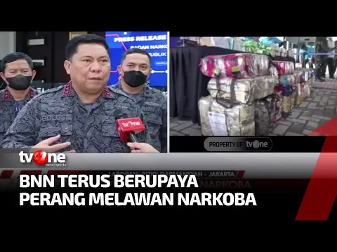 Badan Narkotika Nasional Menggelar Press Release Kinerja BNN di 2021