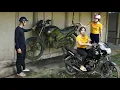 Download Lagu Girl repairs and restores YAMAHA 150cc motorbike forgotten by handsome guy