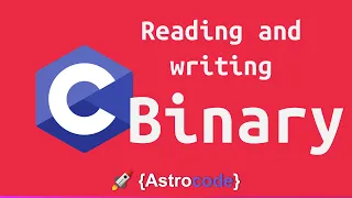 Reading and Writing from Binary Files in C