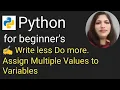 Assign Multiple Values to Variables in Python - Quick Easy Tutorial