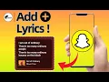 How to Add on Snapchat in 2025 - Easy Snapchat Music Trick