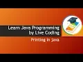 Learn Printing in java programming