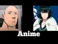 Anime vs Reddit One Punch Man the rock reaction meme