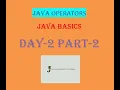 java tutorial for beginners JAVA OPERATORS JAVA DAY-2 PART-2