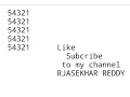 C Practical and Assignment Programs-Pattern Printing 6 Pattern in C programming