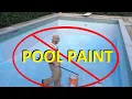 Why Shouldn t You Paint a Concrete Pool