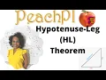 Hypotenuse-Leg HL Theorem