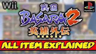 Download ALL 150 ITEMS EXPLAINED , BASARA 2 ITEM FUNCTIONS , CHARACTER PERSONAL ITEMS ! PS2 and Wii MP3