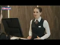 What does a hotel receptionist do