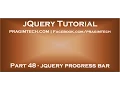 Simple jquery progress bar