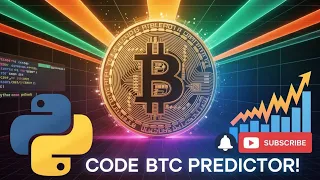 Code a Bitcoin Price Predictor with Python Live Premiere
