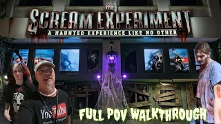 Scary Haunted House Attraction "The Scream Experiment" Did we get out Alive? 🤔