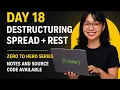 JS Destructuring Spread Rest Explained Modern JavaScript in One Day 11 - Part 2
