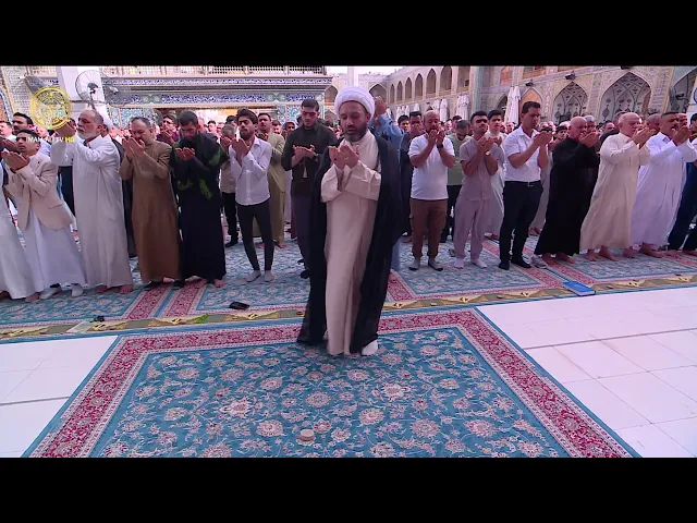 ⁣صلاة العيد الفطر المبارك الاولى من الصحن العلوي المطهر 1446 هـ