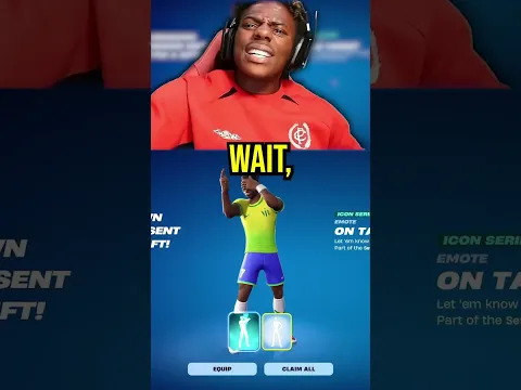 IShowSpeed FINALLY Got Vini Jr in Fortnite 😱 #ishowspeed #viniciusjr
