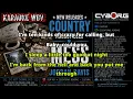 Mess - Jordan Davis KARAOKE WBV COUNTRY NEW RELEASES AUGUST 2026