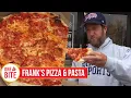 Barstool Pizza Review - Frank s Pizza Pasta Baltimore MD Bonus Cheesesteak Review