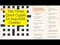 The Times Quick Cryptic 3380