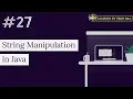 PFB - String Manipulation in Java