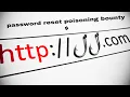 Password reset poisoning bug bounty real target