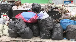 Омские кладбища утопают в мусоре