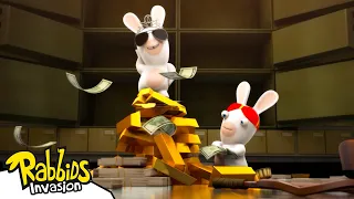 safe deposit rabbids rabbids invasion cartoon for kids