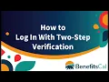 BenefitsCal How to log in with two-step verification