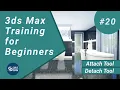 Attach and Detach Tool in 3ds Max 3ds Max Training for Beginners