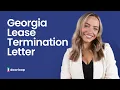 The Georgia Lease Termination Letter Explained Free Template