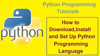 Python Programming Tutorials - 1