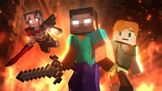 HEROBRINE RETURNS - Alex and Steve Adventures (Minecraft Animation Movie)