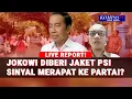 Download Lagu Diberi Jaket PSI \u0026 Dikunjungi Kader, Sinyal Jokowi Merapat?