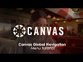 Canvas Navigation Menu Tutorials
