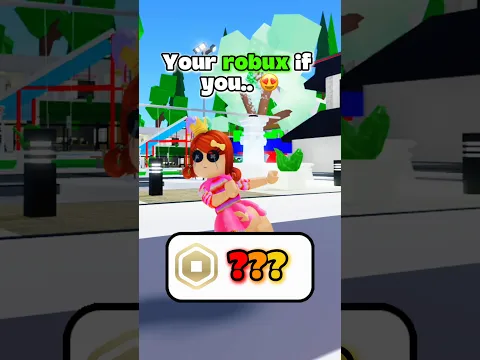 Your Robux if you… 👀💰