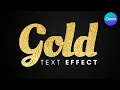 Gold Text Effect in Canva EASY Tutorial