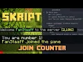 How To Make A Join Counter - Minecraft Skript Tutorial