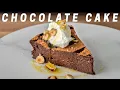 Super Easy Flourless Chocolate Cake SOO Fudgy