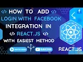 How to Integrate Facebook Login in React JS Step-by-Step Tutorial React Facebook Authentication