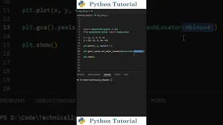 Matplotlib Trick to Control Tick Marks Python Tutorial