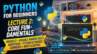 Python Programming - Lecture 2 Variables Identifiers Keywords Comments