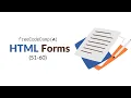 FreeCodeCamp Walkthrough Learn HTML Forms Steps 51 - 60