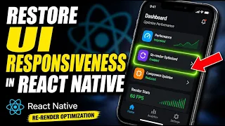 How to restore UI responsiveness using React Native re-render optimization - Complete Guide