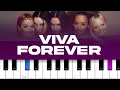 Lagu Spice Girls - Viva Forever  (piano tutorial)