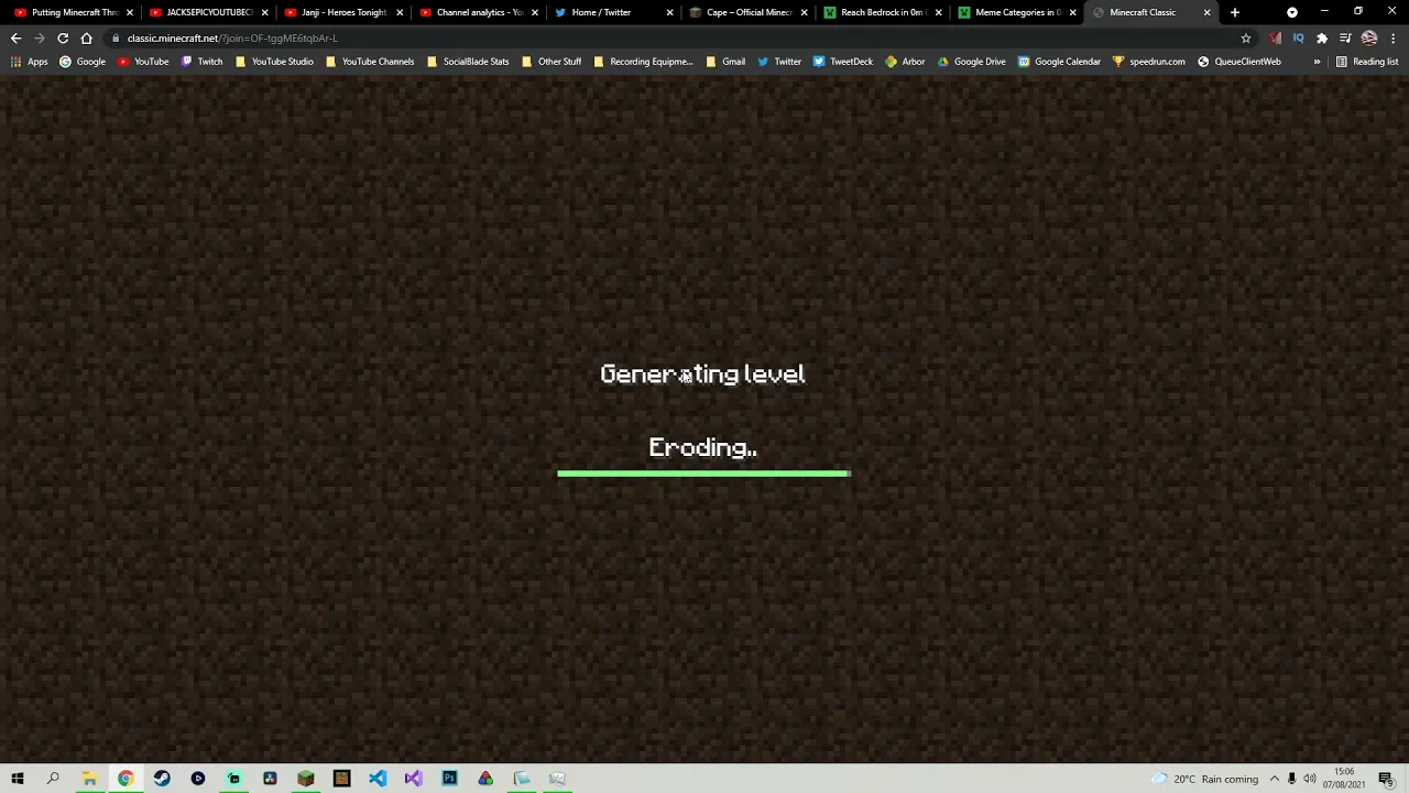 Break Dirt Minecraft Speedrun