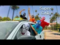 Bros SpiderMan vs Super CAR Taxi by Follow Me