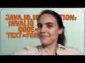 Java io IOException Invalid Status code 403 text Forbidden