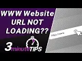 WWW Version Of Website NOT Loading This Quick Fix Should Help DNS CNAME FIx for WWW domain