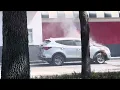 Car fire at the steak n Shake drive-through in Apopka