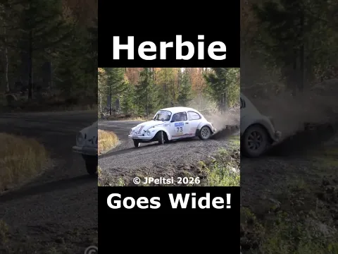 Herbie Goes Wide! #rally #motorsport #shorts
